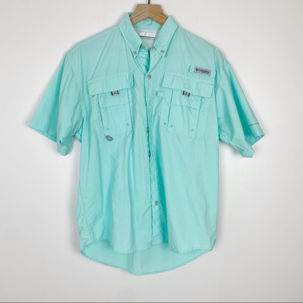 Columbia PFG button down size xsmall